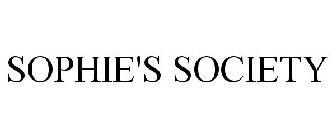 SOPHIE'S SOCIETY
