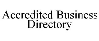 ACCREDITED BUSINESS DIRECTORY