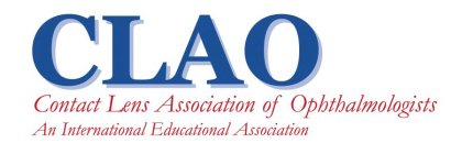 CLAO CONTACT LENS ASSOCIATION OF OPHTHALMOLOGISTS AN INTERNATIONAL EDUCATIONAL ASSOCIATION