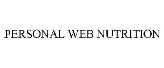 PERSONAL WEB NUTRITION