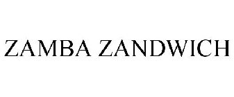 ZAMBA ZANDWICH
