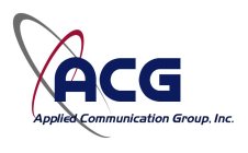 APPLIED COMMUNICATION GROUP, INC.