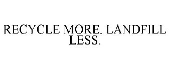 RECYCLE MORE. LANDFILL LESS.