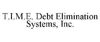 T.I.M.E. DEBT ELIMINATION SYSTEMS, INC.