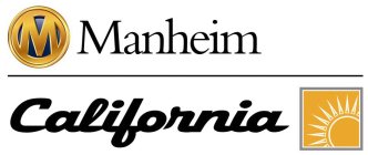 M MANHEIM CALIFORNIA