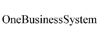 ONEBUSINESSSYSTEM