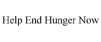 HELP END HUNGER NOW