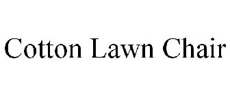 COTTON LAWN CHAIR