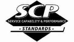 SCP SERVICE CAPABILITY & PERFORMANCE - STANDARDS -