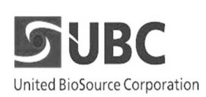 UBC UNITED BIOSOURCE CORPORATION