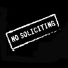 NO SOLICITING