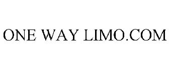 ONE WAY LIMO.COM
