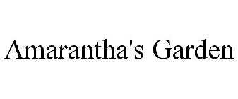 AMARANTHA'S GARDEN