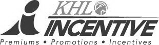 I KHL INCENTIVE PREMIUMS · PROMOTIONS · INCENTIVES