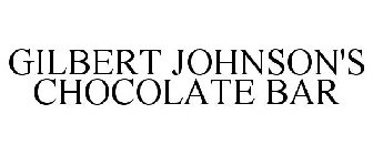GILBERT JOHNSON'S CHOCOLATE BAR