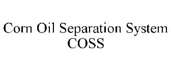 CORN OIL SEPARATION SYSTEM COSS