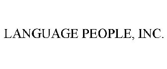 LANGUAGE PEOPLE, INC.