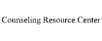 COUNSELING RESOURCE CENTER