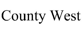 COUNTY WEST