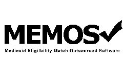 MEMOS MEDICAID ELIGIBILITY MATCH OUTSOURCED SOFTWARE
