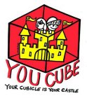 YOU CUBE YOUR CUBICLE IS YOUR CASTLE