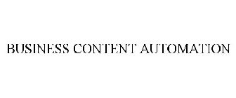 BUSINESS CONTENT AUTOMATION