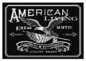 AMERICAN LIVING CLOTHING & FURNISHINGS QUALITY BRAND ESTAB MMVII