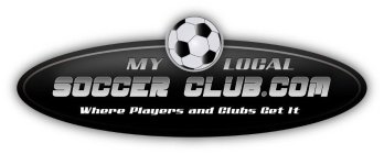 MYLOCALSOCCERCLUB.COM WITH A CATCH PHRASE WHERE PLAYERS AND CLUBS GET IT