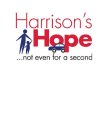 HARRISON'S HOPE . . . NOT EVEN FOR A SECOND