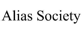 ALIAS SOCIETY