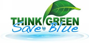 THINK GREEN SAVE BLUE