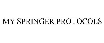 MY SPRINGER PROTOCOLS