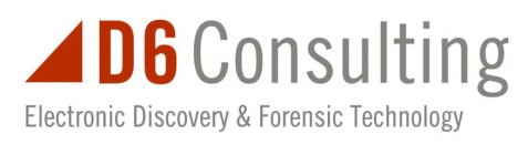 D6 CONSULTING ELECTRONIC DISCOVERY & FORENSIC TECHNOLOGY