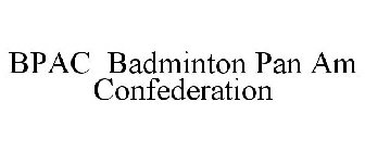 BPAC BADMINTON PAN AM CONFEDERATION