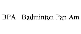 BPA BADMINTON PAN AM