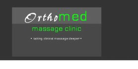 ORTHO MED MASSAGE CLINIC TAKING CLINICAL MASSAGE DEEPER