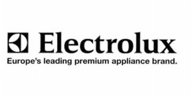 E ELECTROLUX EUROPE'S LEADING PREMIUM APPLIANCE BRAND.