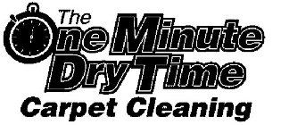 THE ONE MINUTE DRY TIME CARPET CLEANING