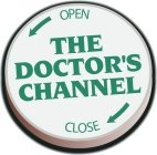 OPEN THE DOCTOR'S CHANNEL CLOSE