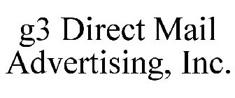 G3 DIRECT MAIL ADVERTISING, INC.