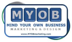MYOB, MIND YOUR OWN BUSINESS MARKETING & DESIGN, WWW.MYOBMARKETING.COM