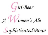 GIRL BEER A WOMEN'S ALE SOPHISTICATED BREW
