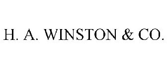 H. A. WINSTON & CO.