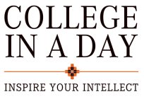 COLLEGE IN A DAY INSPIRE YOUR INTELLECT
