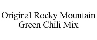 ORIGINAL ROCKY MOUNTAIN GREEN CHILI MIX