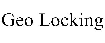 GEO LOCKING