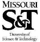 MISSOURI S & T UNIVERSITY OF SCIENCE & TECHNOLOGY
