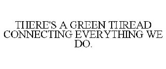 THERE'S A GREEN THREAD CONNECTING EVERYTHING WE DO.