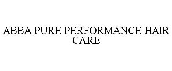 ABBA PURE PERFORMANCE HAIR CARE