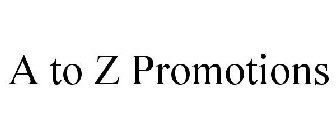 A TO Z PROMOTIONS